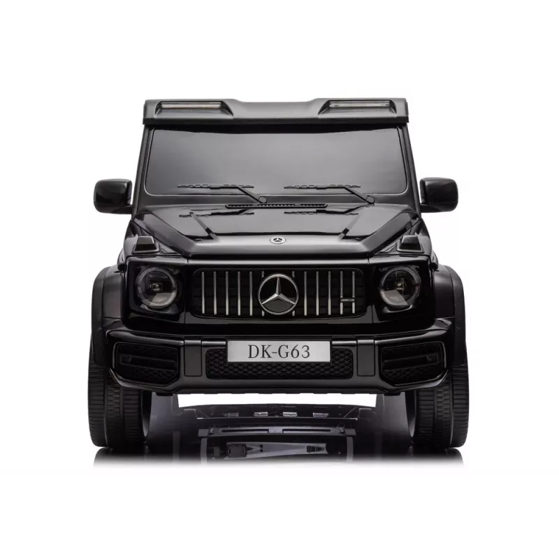 LEAN CARS Mercedes G63 XXL MP4 24V 4x4 juodas vaikiškas automobilis su nuotolinio valdymo pultu