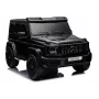 LEAN CARS Mercedes G63 XXL MP4 24V 4x4 juodas vaikiškas automobilis su nuotolinio valdymo pultu
