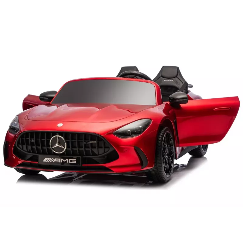 LEAN CARS Mercedes GT63 AMG DK-GT63 24V LCD Battery-Operated Car Red