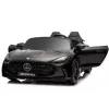 LEAN CARS Mercedes GT63 AMG DK-GT63 24V LCD Battery-Operated Car with Silent Engine Black