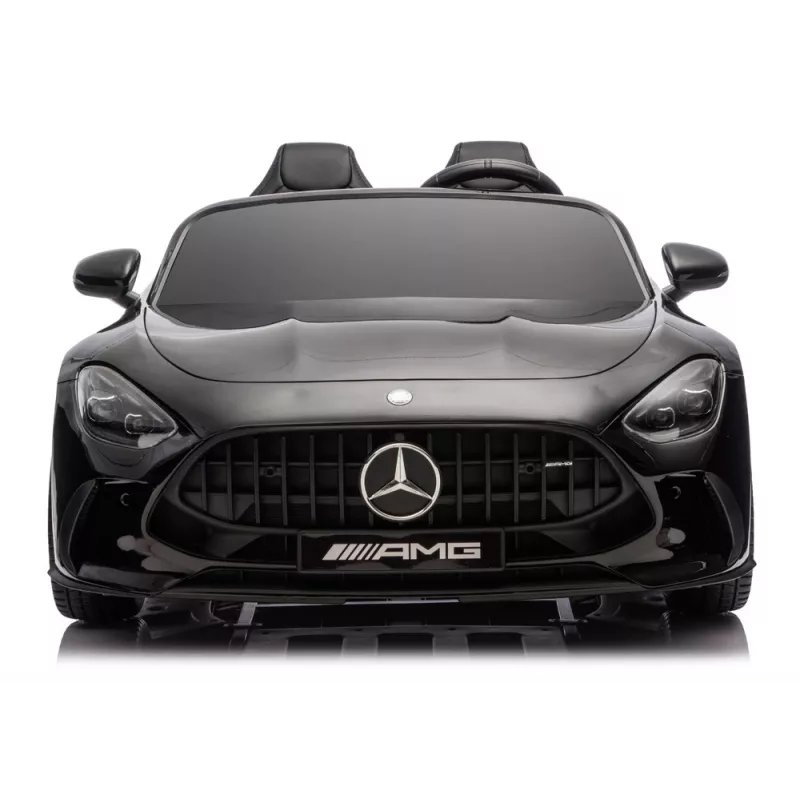 LEAN CARS Mercedes GT63 AMG DK-GT63 24V LCD Battery-Operated Car with Silent Engine Black