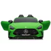 LEAN CARS Mercedes GT63 AMG DKGT63 24V Quiet Engine Matte Green Battery Car