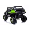 LEAN CARS Mercedes Unimog 12V elektrinis važinėjamas automobilis, žalias