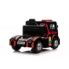 LEAN CARS Mercedes XMX622 Red Ride-On Truck su LED lemputėmis