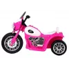 LEAN CARS Pink Electric Ride On Motorcycle JT568 for Kids with LED Lights