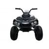 LEAN CARS Quad BDM0906 elektrinė vaikiška mašinėlė su pripūstais ratais, LED lemputėmis, MP3, balta