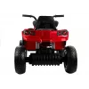 LEAN CARS Quad BDM0906 elektrinė važiuoklė su pripūstais ratais, LED lemputėmis, MP3 - raudona