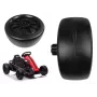 LEAN CARS Galinis ratas Go Kart SX1968 - 250mm EVA putplasčio pakaitinis ratas (juodas)