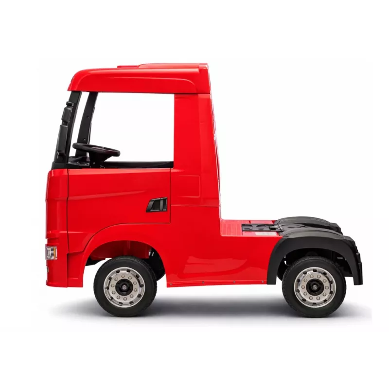 LEAN CARS Scania 500R HL698 12V elektrinis važinėjamas sunkvežimis 4x4 Red dažytas su nuotolinio valdymo pulteliu