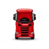 LEAN CARS Scania 500R HL698 12V elektrinis važinėjamas sunkvežimis 4x4 Red dažytas su nuotolinio valdymo pulteliu