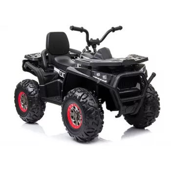 LEAN CARS XMX607 Elektrinis keturratis vaikams su LED lemputėmis ir MP3 - Juoda