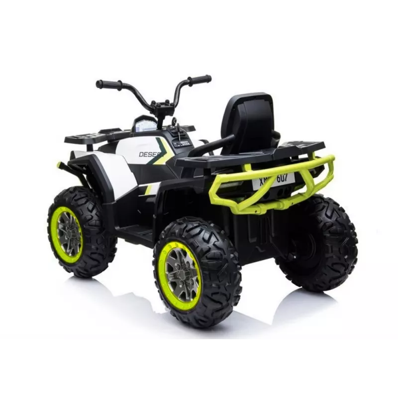 LEAN CARS XMX607 elektrinis keturratis vaikams - baltas