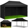 LEAN Express Garden Tent Catering Commercial Pavilion Black 3x6 M