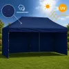LEAN Express Garden Tent Catering Commercial Pavilion Navy Blue 3x6 M