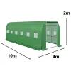 LEAN sodo folijos tunelinis šiltnamis PRO rėmas 25MM 10x4x2M 40M²
