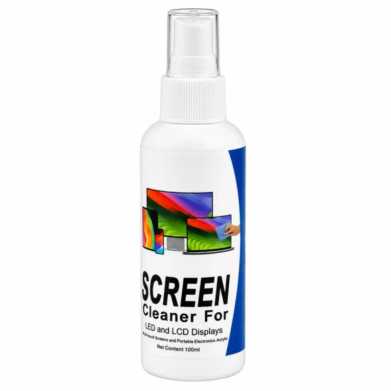 LEAN LCD LED TFT kompiuterio telefono ekrano valiklis 100 ml su mikropluošto šluoste