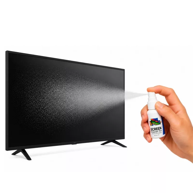 LEAN LCD LED TFT kompiuterio telefono ekrano valiklis 100 ml su mikropluošto šluoste