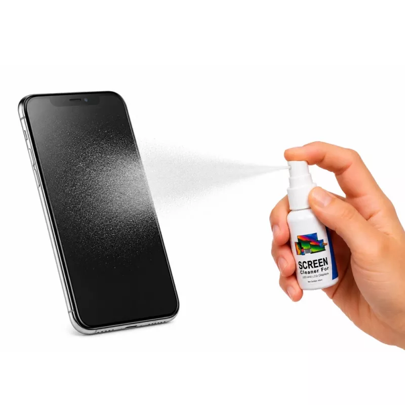 LEAN LCD LED TFT kompiuterio telefono ekrano valiklis 100 ml su mikropluošto šluoste
