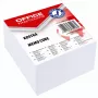 LEAN SCHOOL Baltas neklijuotas bloknotas kubas 85x85x40 mm, 400 lapų, 80 gsm