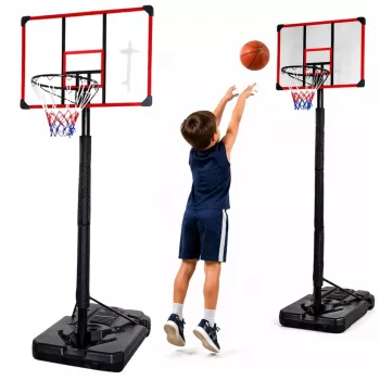 LEAN SPORT krepšinio lankas mobilus reguliuojamas stovas 200-305cm