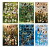 LEAN Sticker Book Dog Breeds Album of 800 Stickers Glossy Matte