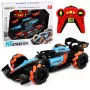 LEAN TOYS 1:14 4WD nuotolinio valdymo triukų automobilis su 360° sukimu ir LED lemputėmis