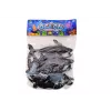 LEAN TOYS 17521 6 vnt. jūros gyvūnų figūrėlių rinkinys - orka, ryklys, banginis, delfinas, vėžlys ir rajoja - įvairiaspalvis