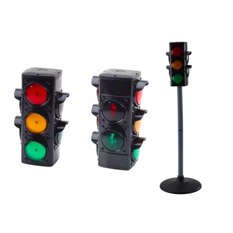 LEAN TOYS 20644 Šviesoforo žaislas su šviesos ir garso efektais