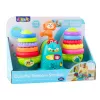LEAN TOYS 23009 Interaktyvus edukacinis svarstyklių žaislas su beždžione mažiems vaikams - 20 kaladėlių, garsai ir melodijos