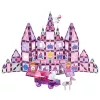 LEAN TOYS 25282 Magnetiniai statybiniai blokeliai Vitražo langų rinkinys su rožiniais žymekliais, 126 vnt., kūrybinis meno žaislas