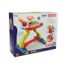 LEAN TOYS 3-in-1 interaktyvus kūdikio vežimėlis su vairu, garsais, melodijomis ir gyvūnėliais