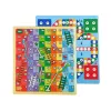 LEAN TOYS 3-in-1 Magnetinė-Kreidinė Lenta, Mėlynas Stalas Žaidimams
