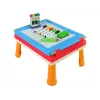 LEAN TOYS 3-in-1 Magnetinė-Kreidinė Lenta, Mėlynas Stalas Žaidimams