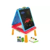 LEAN TOYS 3-in-1 Magnetinė-Kreidinė Lenta, Mėlynas Stalas Žaidimams
