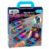 LEAN TOYS 3-in-1 mini arkadinis žaidimas – nešiojamas stalo krepšinis, pinbolas ir boulingas dėžutėje (įvairiaspalvis)
