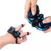 LEAN TOYS 360° gestų valdomas RC akrobatinis automobilis, raudonas