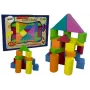 LEAN TOYS 41 vnt. Statybiniai putplasčio blokeliai vaikams