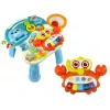 LEAN TOYS 4in1 Pushchair Learning Table Scooter Bike For Baby Blue
