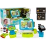 LEAN TOYS 7548 15.6 colio jutiklinis kasos aparatas su svarstyklėmis, kortelių skaitytuvu, 58 mm terminiu spausdintuvu ir Android 7.1