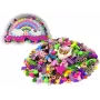 LEAN TOYS Spalvotų karoliukų rinkinys „Pasidaryk pats“ papuošalai