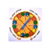 LEAN TOYS Active Family Skill Game Pizza Mat Randomizer