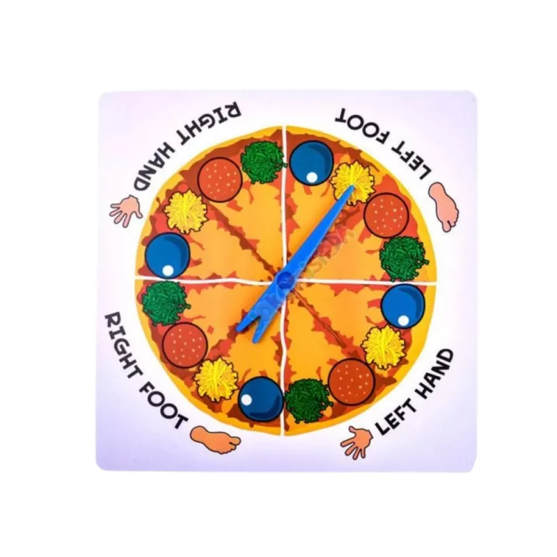 LEAN TOYS Active Family Skill Game Pizza Mat Randomizer