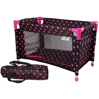 LEAN TOYS Alice Black su rožine lova lėlėms