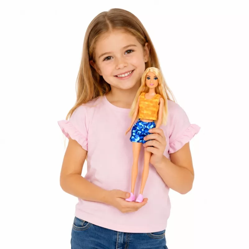LEAN TOYS Anlily lėlės rinkinys su dideliu sraigtasparniu, judamais propeleriais ir mados lėle – violetinė