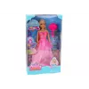 LEAN TOYS Anlily Mermaid Princess Doll Pink Dress Brush