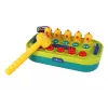LEAN TOYS Arkadinis žaidimas „Mušk kurmį“ su vištomis, plaktuku, šviesomis, garsais, maitinamas baterijomis