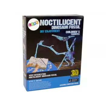 LEAN TOYS Archeologijos kasinėjimo rinkinys Dinozauro skeletas Pteranodonas 3D holograma