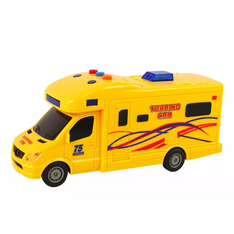 LEAN TOYS Auto Camper Excursion Fricative Drive Sound Lights