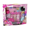 LEAN TOYS Baby Doll Emily Priedai Nuimamos Suknelės