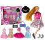 LEAN TOYS Baby Doll Emily Priedai Nuimamos Suknelės